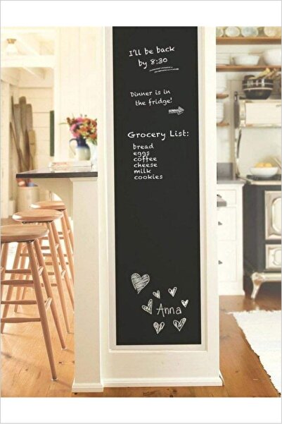 Piksel Grafik Chalkboard Black Foil Wall Furniture Sticker