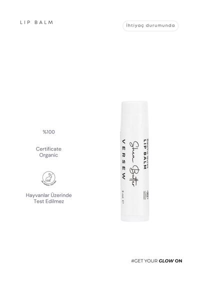 VERSEW Organik Shea Butter Onarıcı Dudak Balmı 5 ml