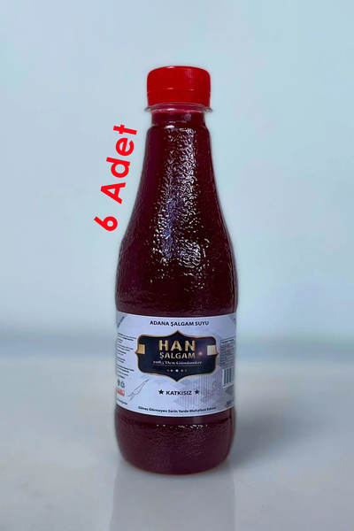 HAN Şalgam Katkısız Adana Şalgamı Acılı 330 ml 6 Adet