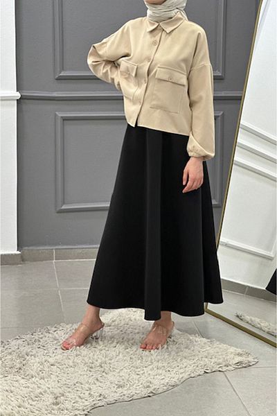 Ebrar Store Fusta Skuba Neagra - Model LE2348