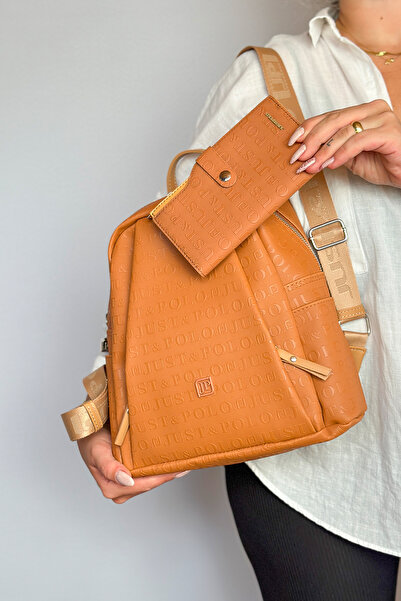 Just Polo حقيبة ظهر نسائية كبيرة الحجم مكونة من 9 أقسام مناسبة للاستخدام اليو...