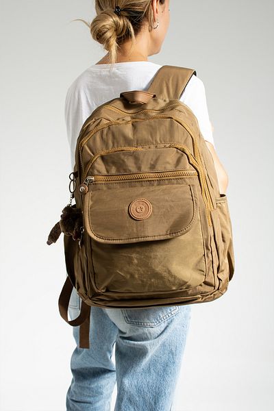 Lifonbag Σχολική τσάντα μεγάλου μεγέθους Unisex αδιάβροχο σακίδιο πλάτης με αξεσουάρ μαϊμού