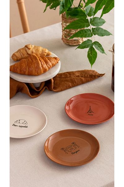 LC Waikiki Printed Ceramic Cake Plate Set of 3