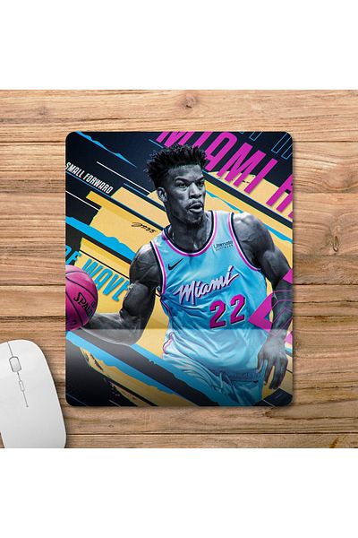 Pixxa لوحة ماوس مدعومة للمعصم من Denver Nuggets - Miami Heat / NBA 2023 Finals - موديل 1
