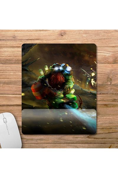 Pixxa موديل لوحة ماوس مدعومة للمعصم Deep Rock Galactic - 5