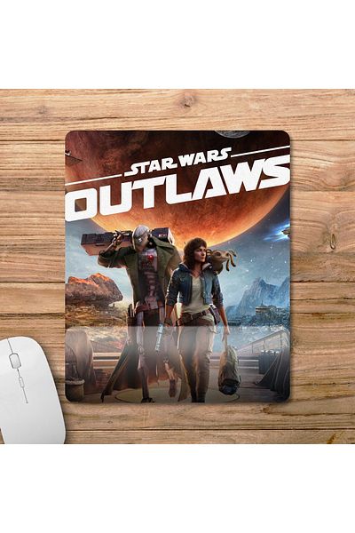 Pixxa نموذج لوحة ماوس مع مسند للمعصم من Star Wars Outlaws - 1