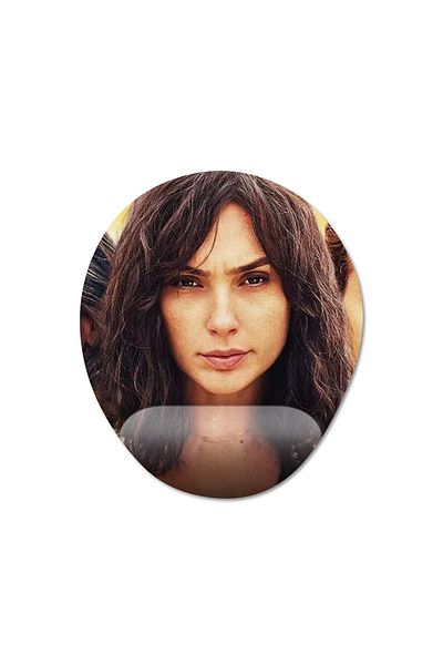 Pixxa موديل لوحة ماوس مع مسند للمعصم من Heart of Stone - 2 بيضاوي