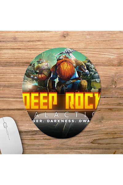 Pixxa موديل لوحة ماوس مدعومة للمعصم Deep Rock Galactic - بيضاوي واحد