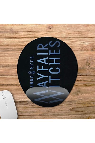 Pixxa لوحة ماوس متوافقة مع Anne Rice's Mayfair Witches مع دعم المعصم - 2 بيضاوي