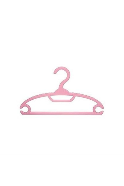 Generic Brand Children's Clothes Hanger Baby Clothes Hanger 12 Pieces Pink