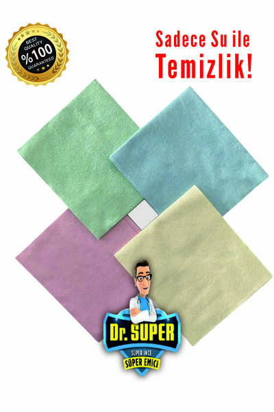 DrSuper Dr. Super Mikrofiber Bez, Temizlik Bezi, Yer Bezi, Cam Bezi, Genel Te...