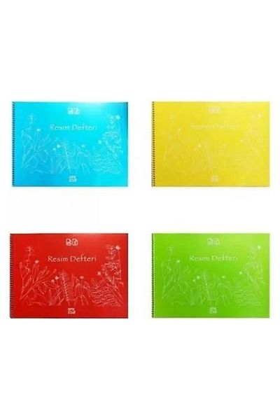 Gıpta Picture Notebook Eco Plastic Spiral 35X50 25 Yp 4957 12 Pack / Gıpta