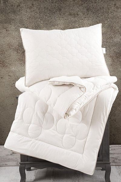 Marie Claire Leo White Cotton Single Duvet