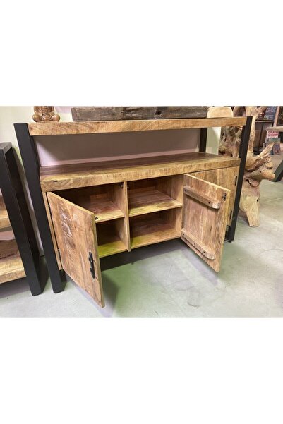 EnsaMobilya Rustik Ahşap Tv Ünitesi
