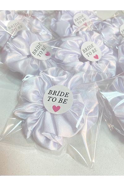CSR Collection Pachet de 10 agrafe de păr colorate cadou cadou cu eticheta „Bride to be”.