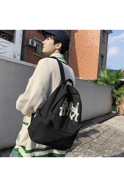 Touz Eyl No Rise No Start Printed Unisex Backpack