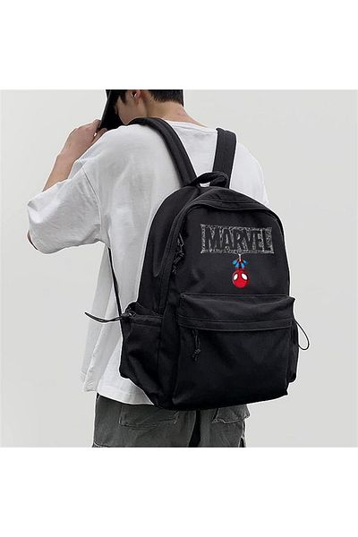 Touz Unisex Mini Spider-Man Printed Blunt Backpack