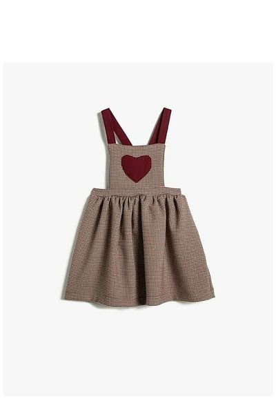Koton Claret Red Women's Short Dress 4WMG80004AW - Baby