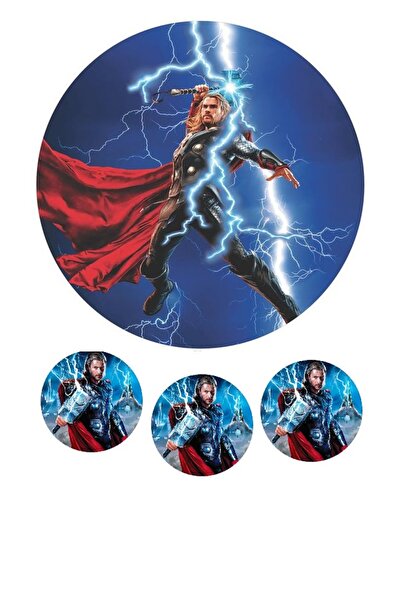 hediyehobihersey Thor Şekerli Kağıda Baskı Yenilebilir Kağıt Pasta Baskısı