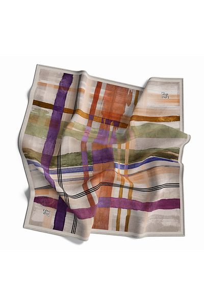 Levidor Γυναικείο Φουλάρι Twill Polyester I13805
