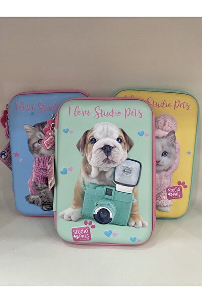 Dolphin Kalem Çantası Studio Pets Eva -By Pt-7785 (Karışık Desen 1 Adet)