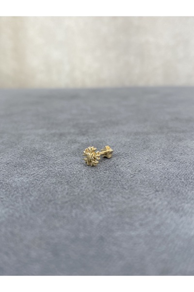 ARSLANTAŞ 1989 14 AYAR ALTIN KAR TANESİ TRAGUS PIERCING