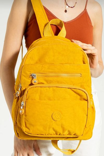 MEGA ÇANTA Σχολική τσάντα Mega Large Yellow Size Σακίδιο πλάτης πολλαπλών θέσεων