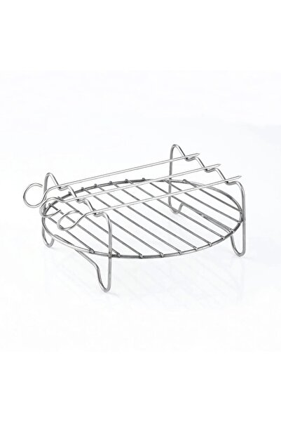 Popüler Arztech Airfryer Uyumlu 3 şişli paslanmaz çelik 304 tel ızgara