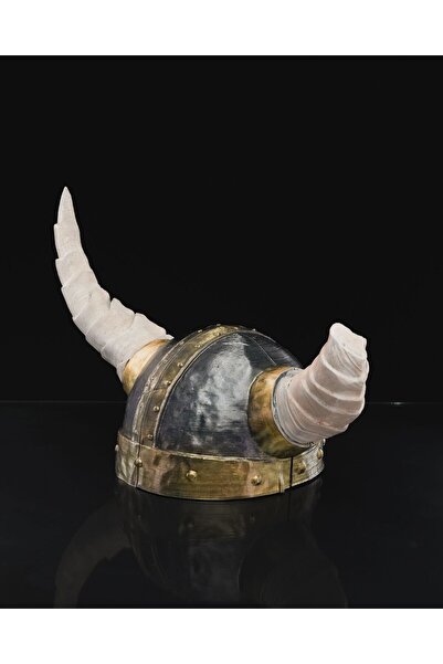 TuransoyCraft İskandinav Boynuzlu Viking Kaskı Giyilebilir