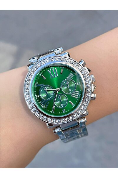 Bimodabu ساعة يد نسائية بأرقام رومانية وتفاصيل حجر الزركون