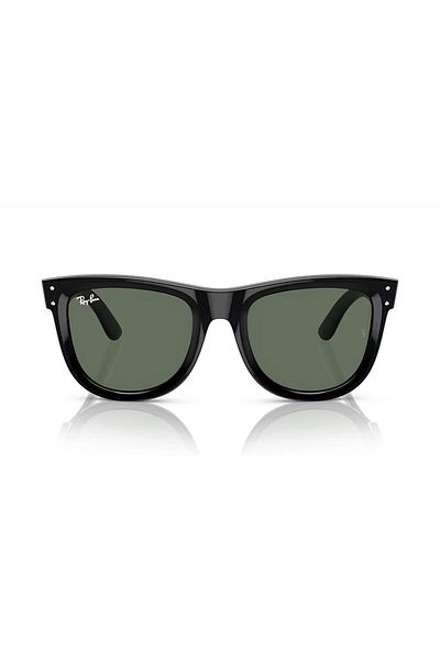 Ray-Ban RBR 0502S 6677VR 50 Wayfarer Reverse Unisex Black Bone Sunglasses