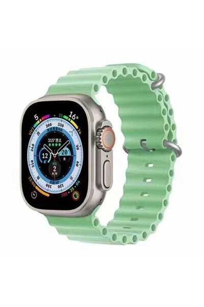Strap U Apple Watch Seri 2/3/4/5/6/7/8/9/se/ultra/ultra 2 42/44/45/49 Mm Uyum...
