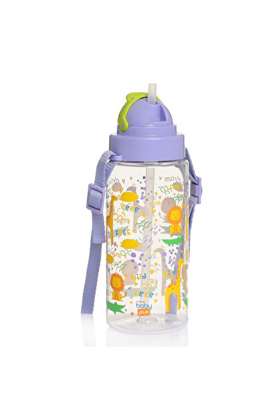 Bluoksweet Pipetli tritan BPA free çocuk okul askılı suluk 500 cc makara