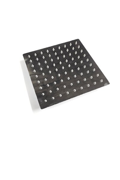 ARVENT Tepe Duş Başlığı Kare 20 * 20 Paslanmaz Çelik Metal Kireç Önleyici
