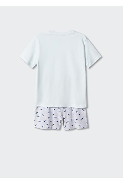 MANGO Kids Desenli Pamuklu Pijama