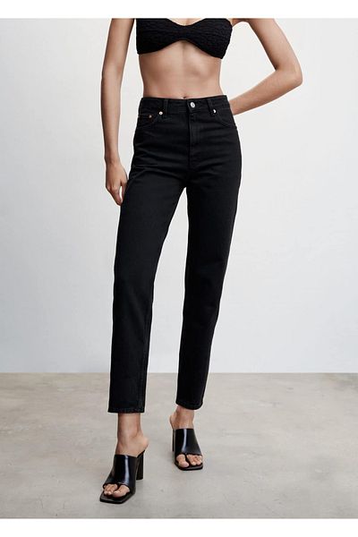 MANGO Woman High Waisted Mom Jean