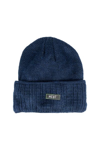 Line Smart 2-Piece Men's Navy Blue Winter Beanie