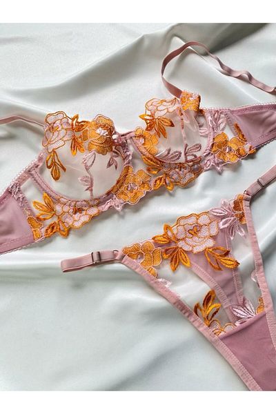 WİNTEX Set de sutien din seria premium cu modele florale