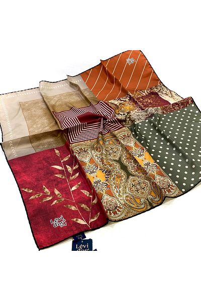 Levidor Γυναικείο κασκόλ από πολυεστέρα Twill 12996