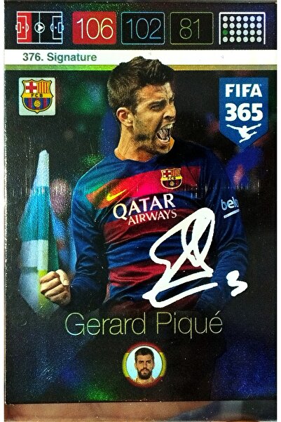 Panini GERARD PİQUE SİGNATURE EDİTİON CARD