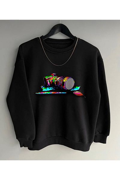 NewCabin Hanorac unisex, cu imprimeu digital, din bumbac ridicat, sezonul 3