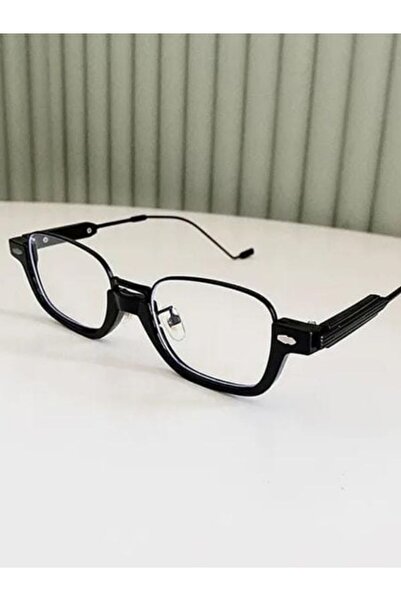 Betül Optik Yarım Çerçeve Blueblock Çerçeve Siyah