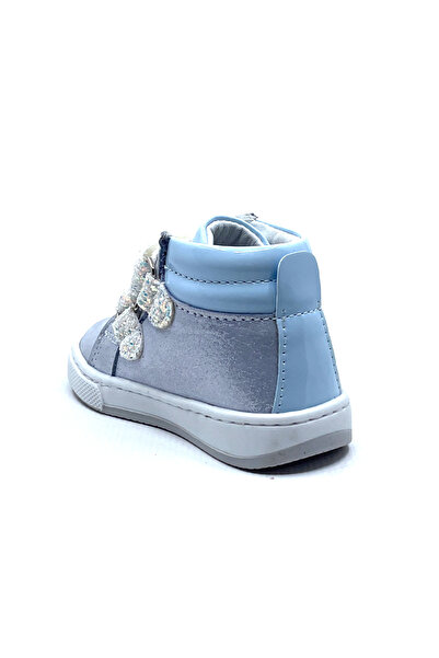 ELMA ŞEKERİ Hakiki Deri Ortopedik Taban Kız Bebek Bot