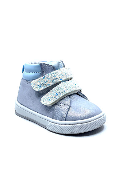 ELMA ŞEKERİ Hakiki Deri Ortopedik Taban Kız Bebek Bot