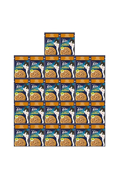 FELIX Sensation Tavuk Havuç Jel Pouch Kedi Konservesi 85 gr - 26 Adet