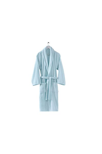Menderes Home Cotton Collection Bukle Μικρό Μπουρνούζι Απλό Μέντα