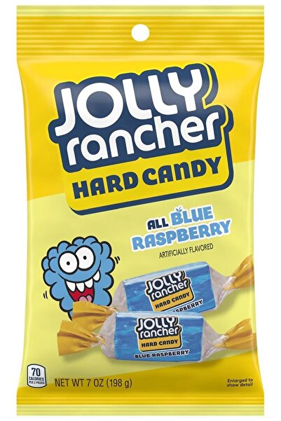 Jolly Rancher Σκληρή Καραμέλα Γεύση Μπλε Σμέουρο 198 γρ.