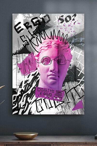 Decovetro Masă din sticlă Modern Pop Art Ergo