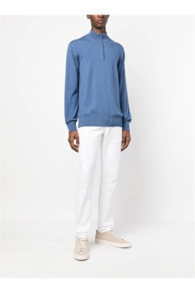 PAUL&SHARK MEN'S ZIPPED PULLOVER