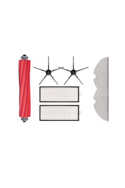 Popüler Set de înlocuire pentru filtru cu perie neagră Roborock Q7 Plus - Aspirator robot compatibil